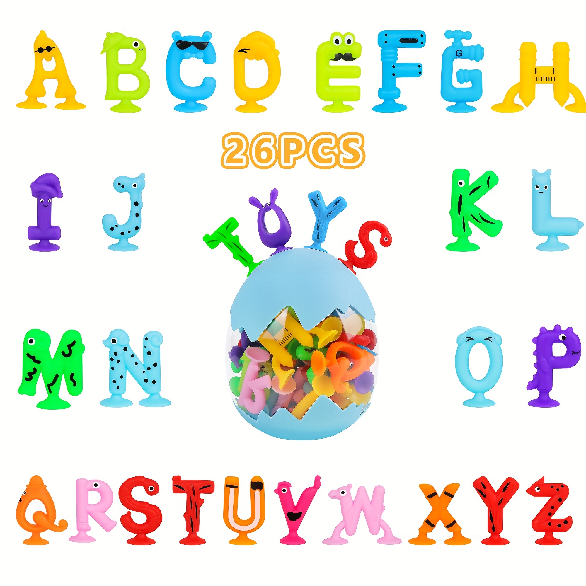 50pcs New Alphabet Lore Alphabet Legends Waterproof Decorative Graffiti  Stickers - Toys & Games - Temu New Zealand
