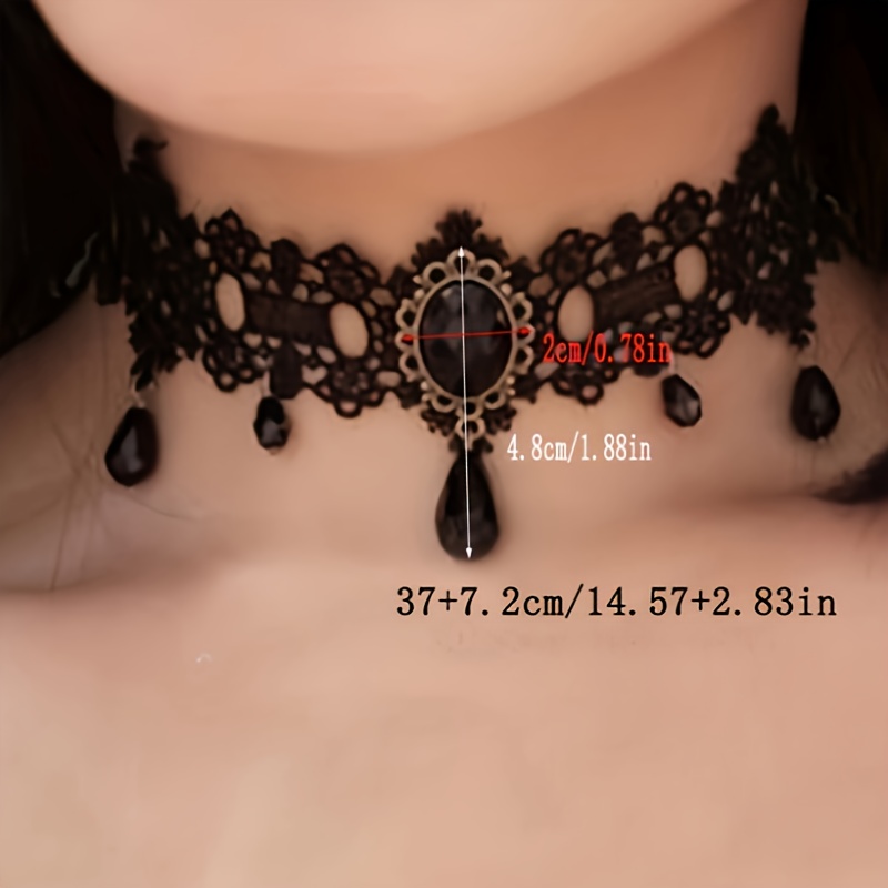 Gothic Black Lace Choker Collection 14