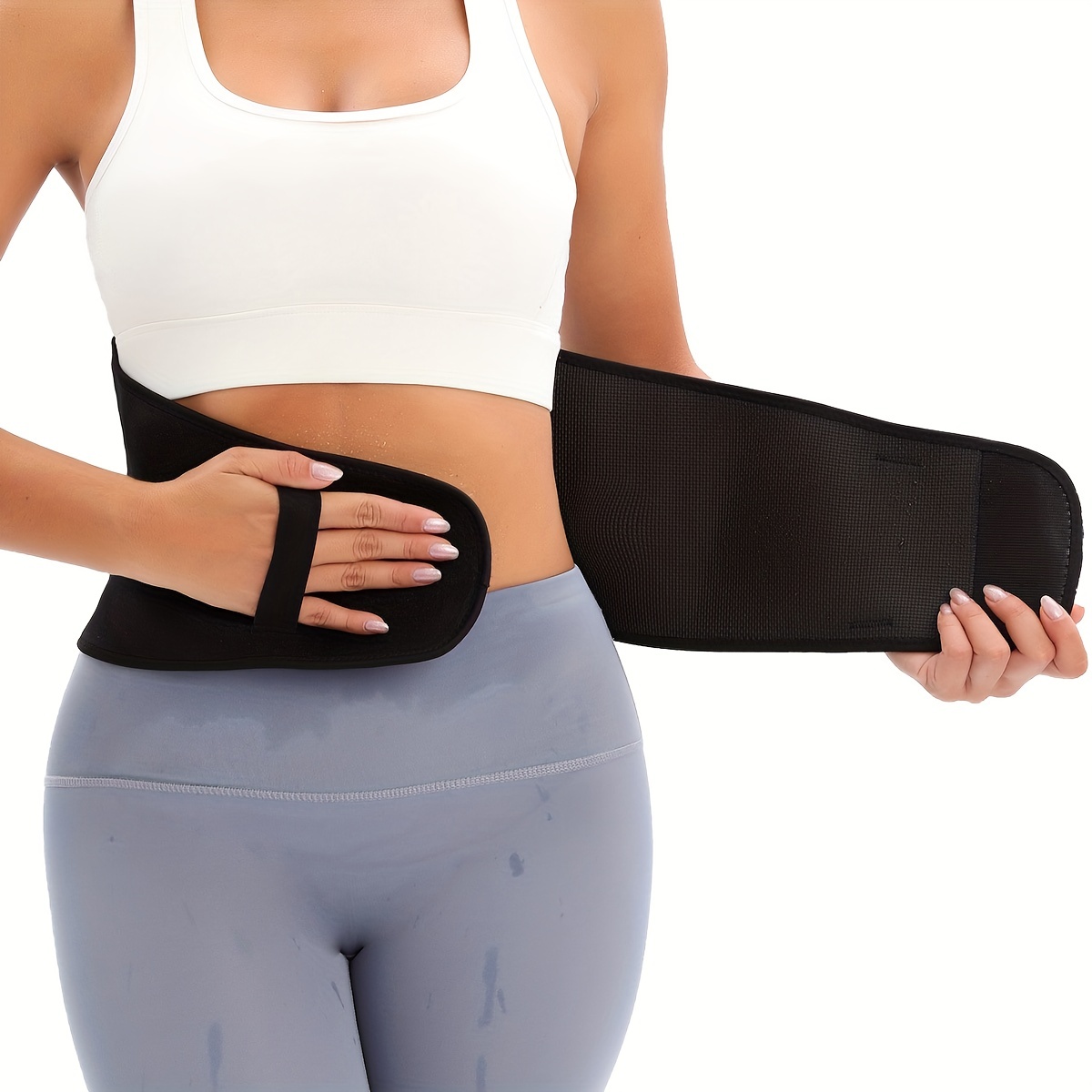 Sauna Sweat Belt For Women, Waist Trainer, Workout Sweatband, Waist  Trimmer, Tummy Control For Body Shaper, Postpartum Waist Corset