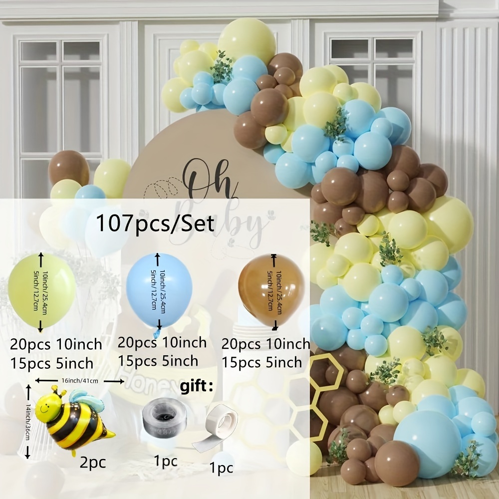 Bee Balloon Garland Arch Kit Bumble Bee Theme Party Decor - Temu