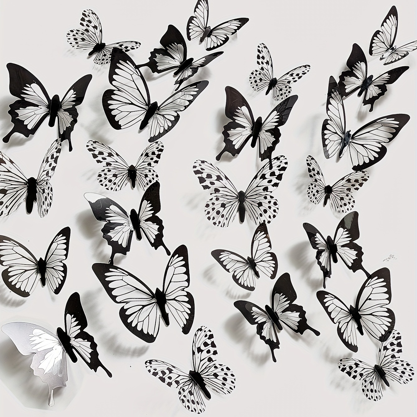 BUTTERFLY DECALS (Decor) Butterfly Silhouettes