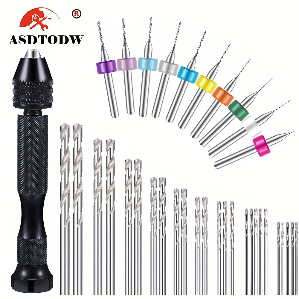 1 Set, Mini Aluminum Pin Vise For Resin Casting Molds, Resin Drill With  10pcs Drill Bits
