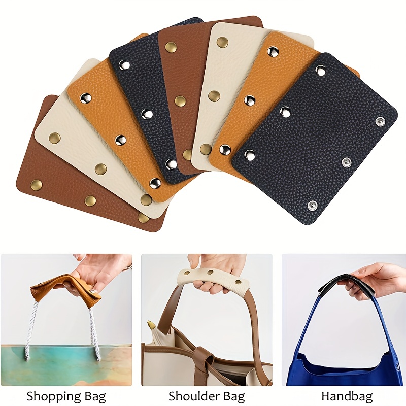 Pu Leather Triple Buckle Strap Handle Covers - Anti-slipping And