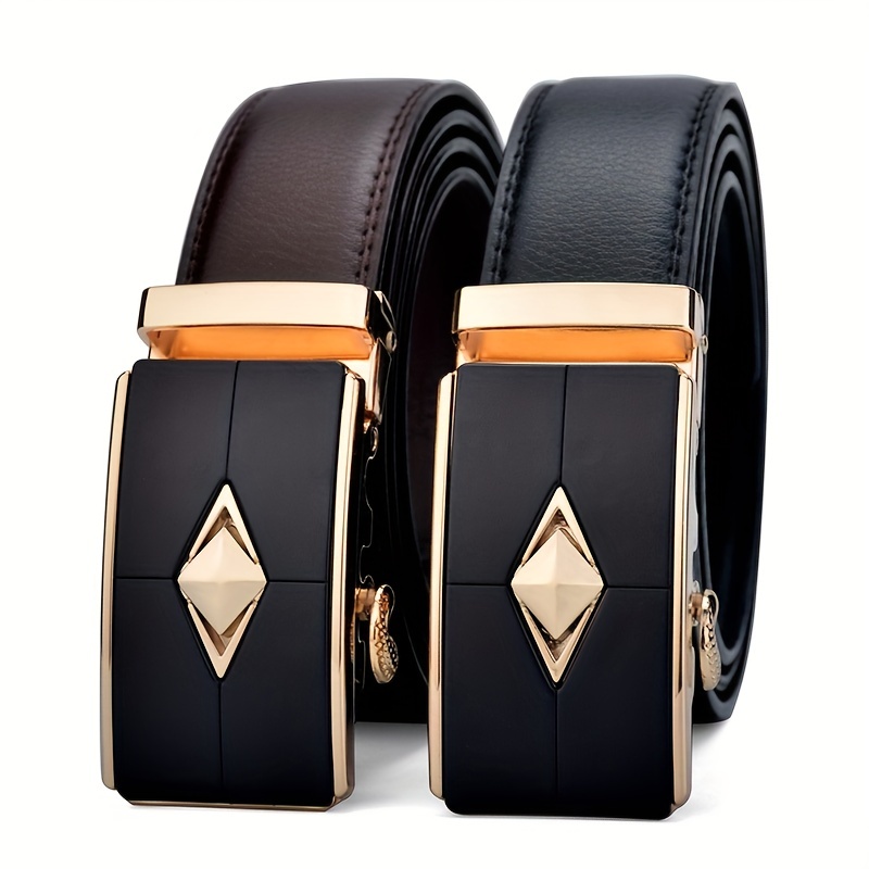 Men's Designer Style Leather Belt