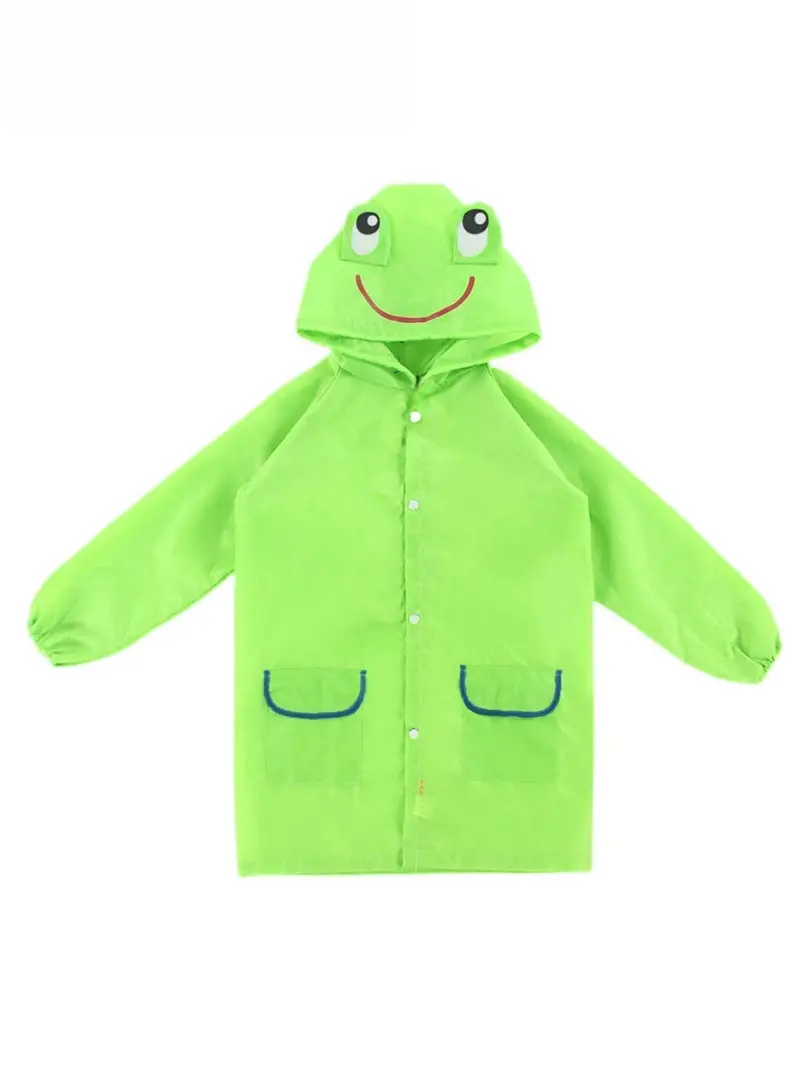 cute cartoon animal raincoat for kids waterproof and stylish ideal for height 90 130 cm details 15