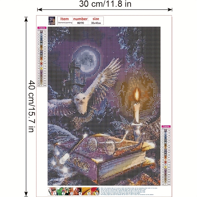 5d Diy Diamond Painting Kit For Adults And Kids - Large Size (11.8