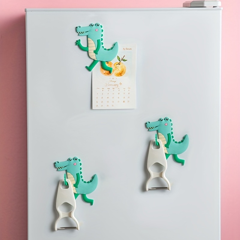 Cute Dinosaur Pattern Adhesive Hooks Bathroom Wall Hooks - Temu