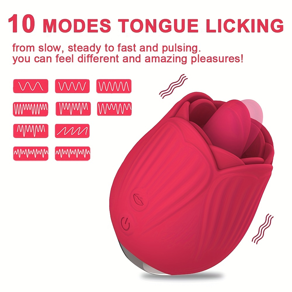 Excite Yourself: Rose Toy Vibrator For Women Mini Tongue - Temu