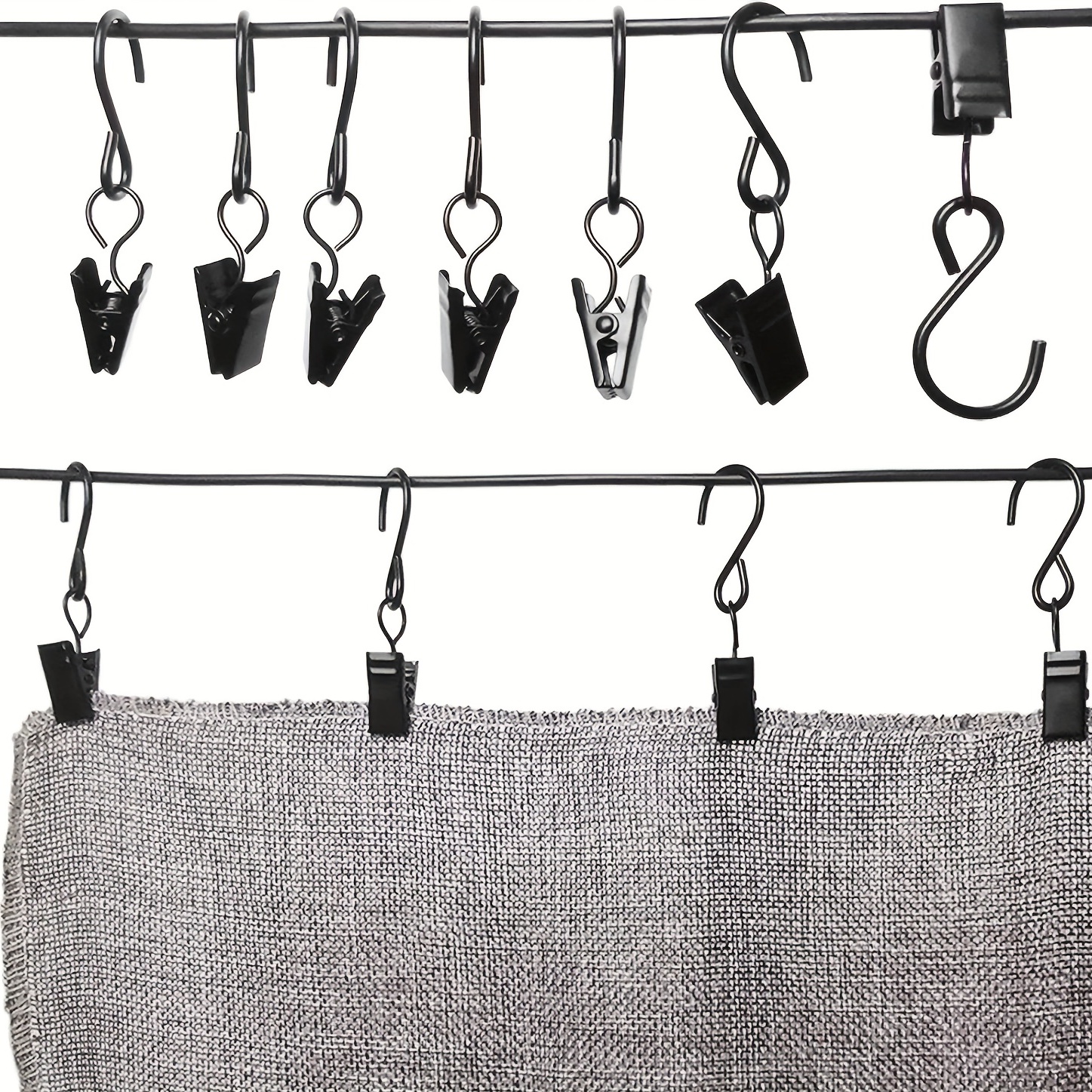 S Hooks Curtain Clips Hanging Party Lights Clips Hangers - Temu