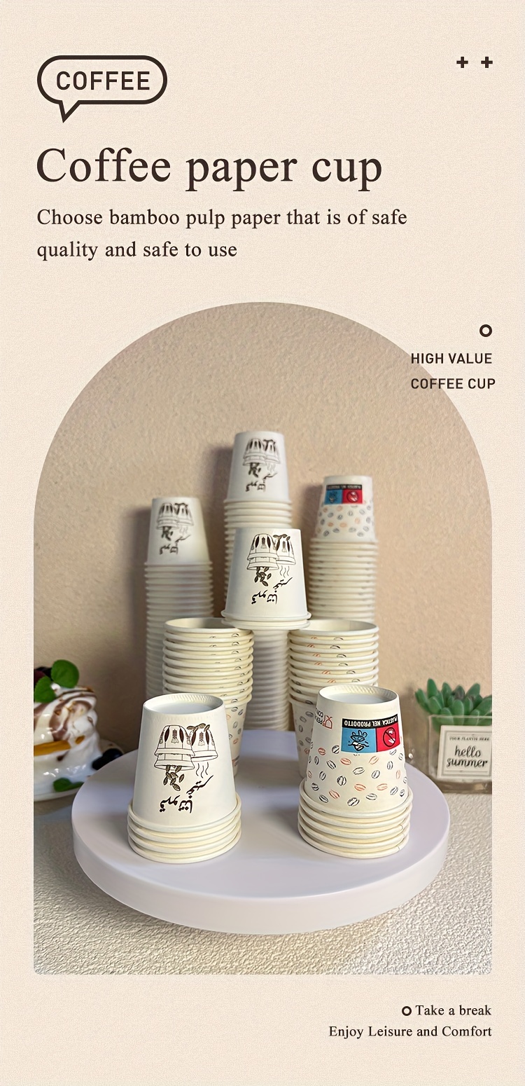 small paper sample cup