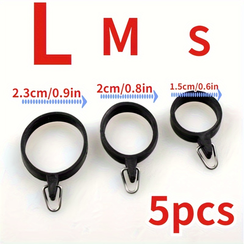 For Luer & Fly Fishing Rods Hook Keeper Guides Stainless Steel 2cm 6pcs
