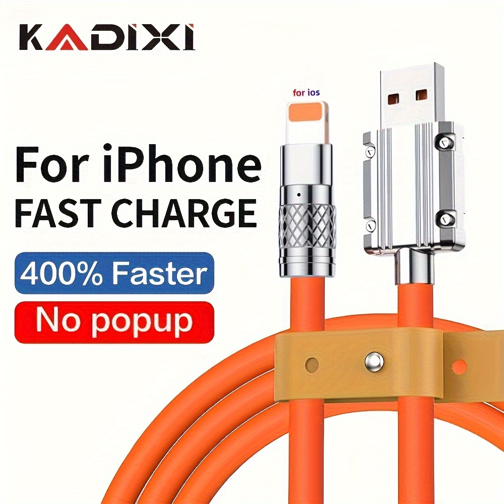 Cable Usb Iphone 14 13 12 11 Pro Max 8 X Cable Carga Rápida - Temu