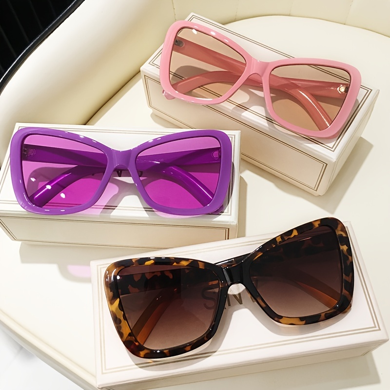 Cat Eye Glasses Oversized Sunglasses Women Y2k Fashion Shades