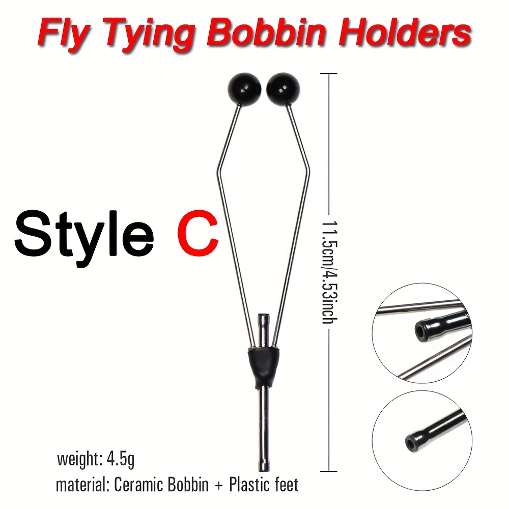 Fly Tying Tools Kit Fly Tying Vise Bobbin Holder - Temu
