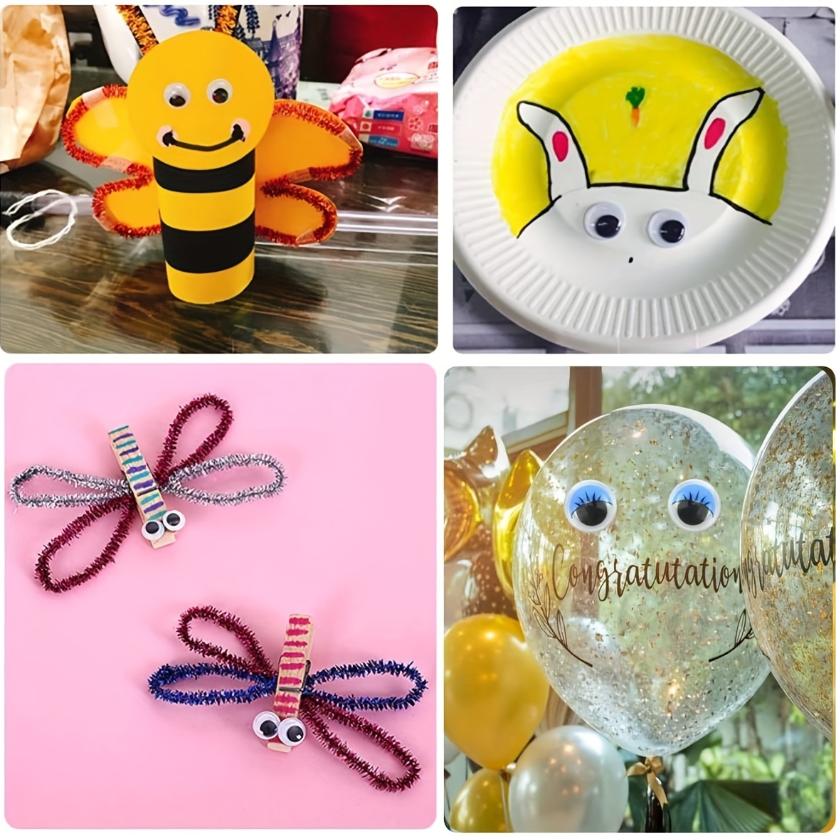 Craft Accessories Children, Adhesive Plastic Eyes Diy