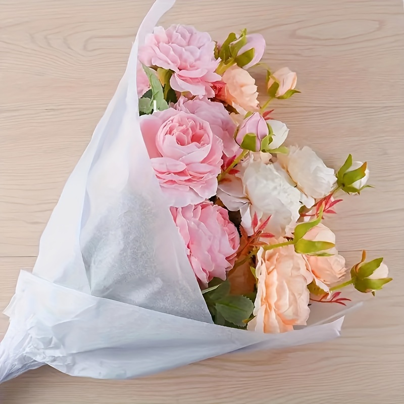 Decorative Tissue Paper Flowers, Wrapping Paper Bouquets