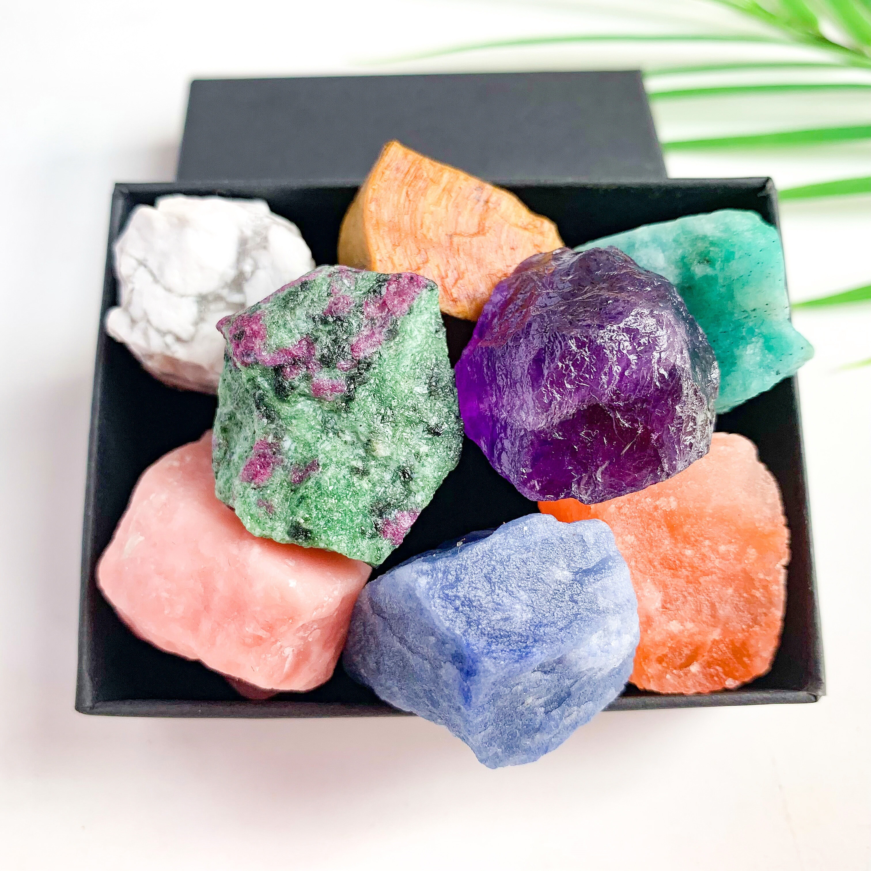 Natural Large Size Crystals And Gemstone Collection Box - Temu
