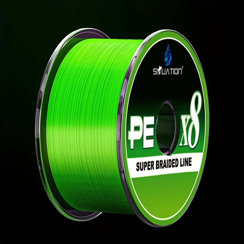 8 strand Braided Pe Non fading Fishing Line Strong Smooth - Temu