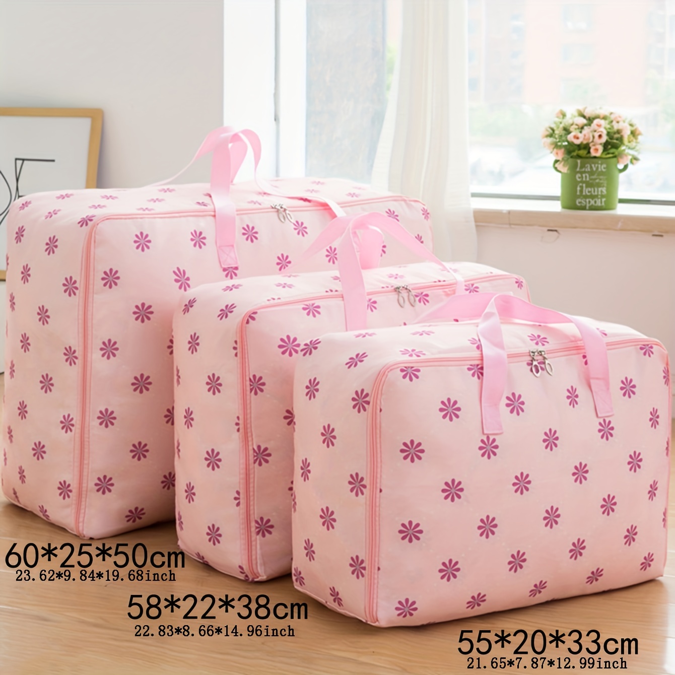 3pcs Clothing Storage Bags, Underwear Sorting Bag, Travel Dormitory  Household Clothing Luggage Sealing Bag