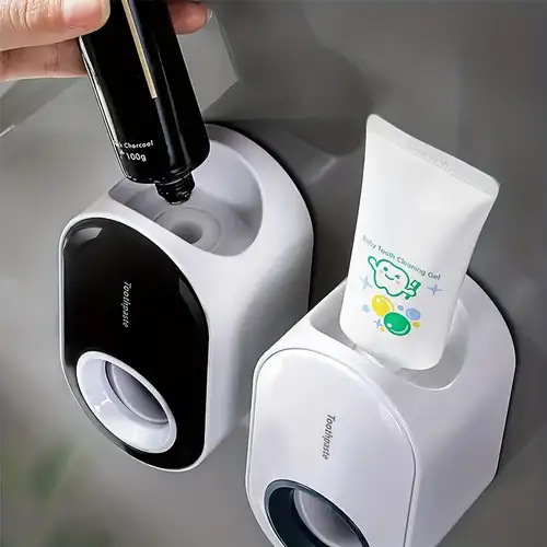 Wall Mounted Automatic Toothpaste Squeezer And Toothbrush - Temu