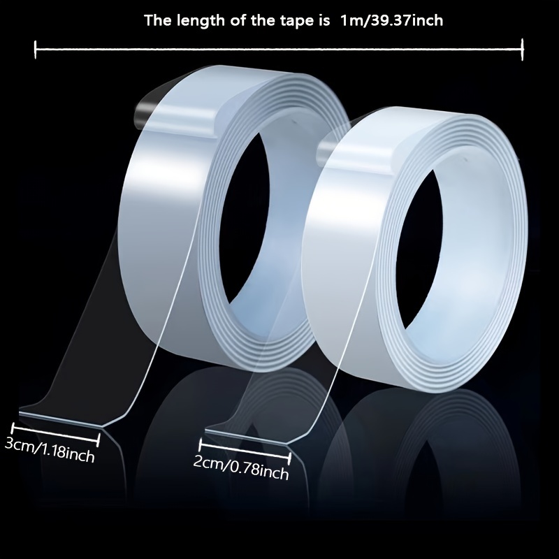 Nano Tape Double Sided Tape Transparent Reusable Waterproof - Temu