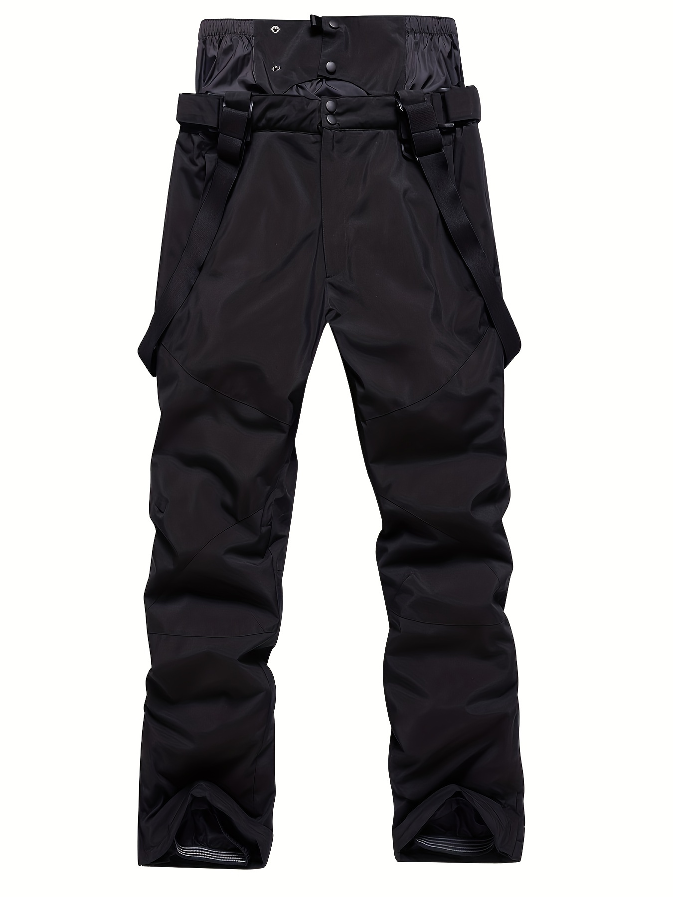 Women's Snow Pants, Camo Pattern Thermal Snow Bibs With Belt, Muti Pockets  Waterproof & Windproof Ski & Snowboard Bib Pants