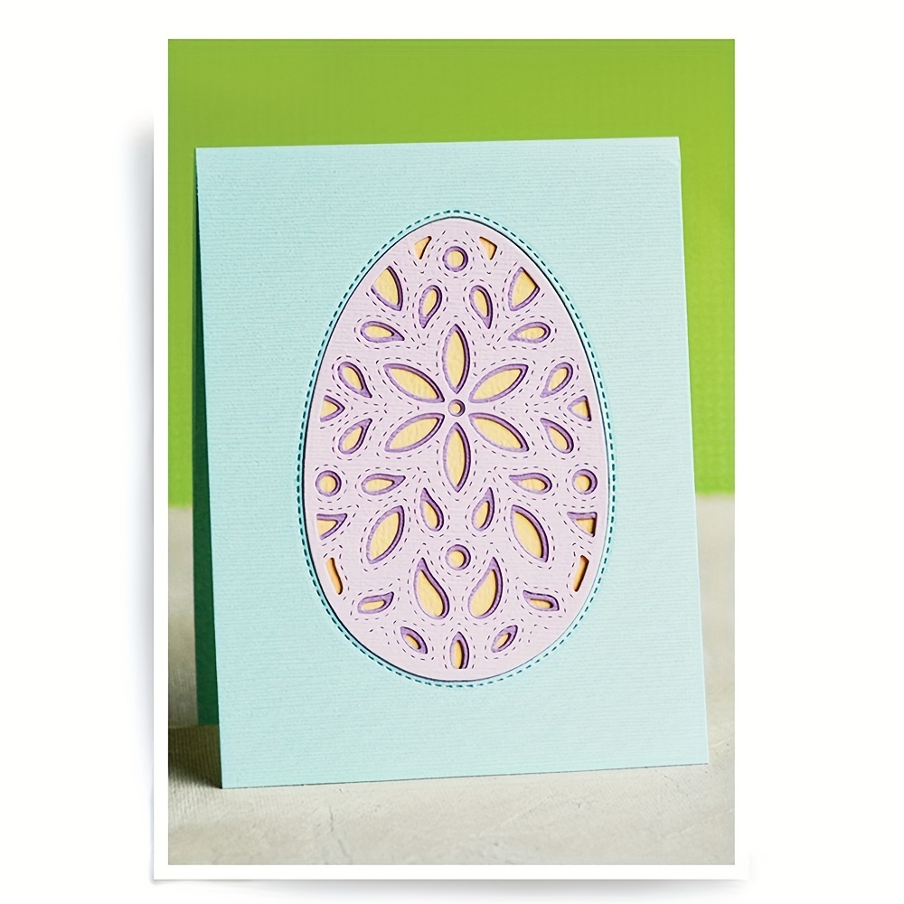 Easter Egg Layer Set Cutting Dies For Diy Scrapbooking Album Card ...