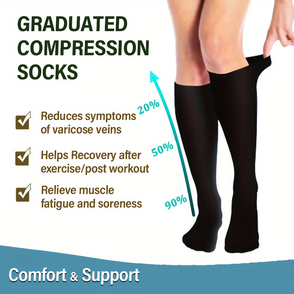 Compression Sock Women Men Breathable Non slip Elastic - Temu