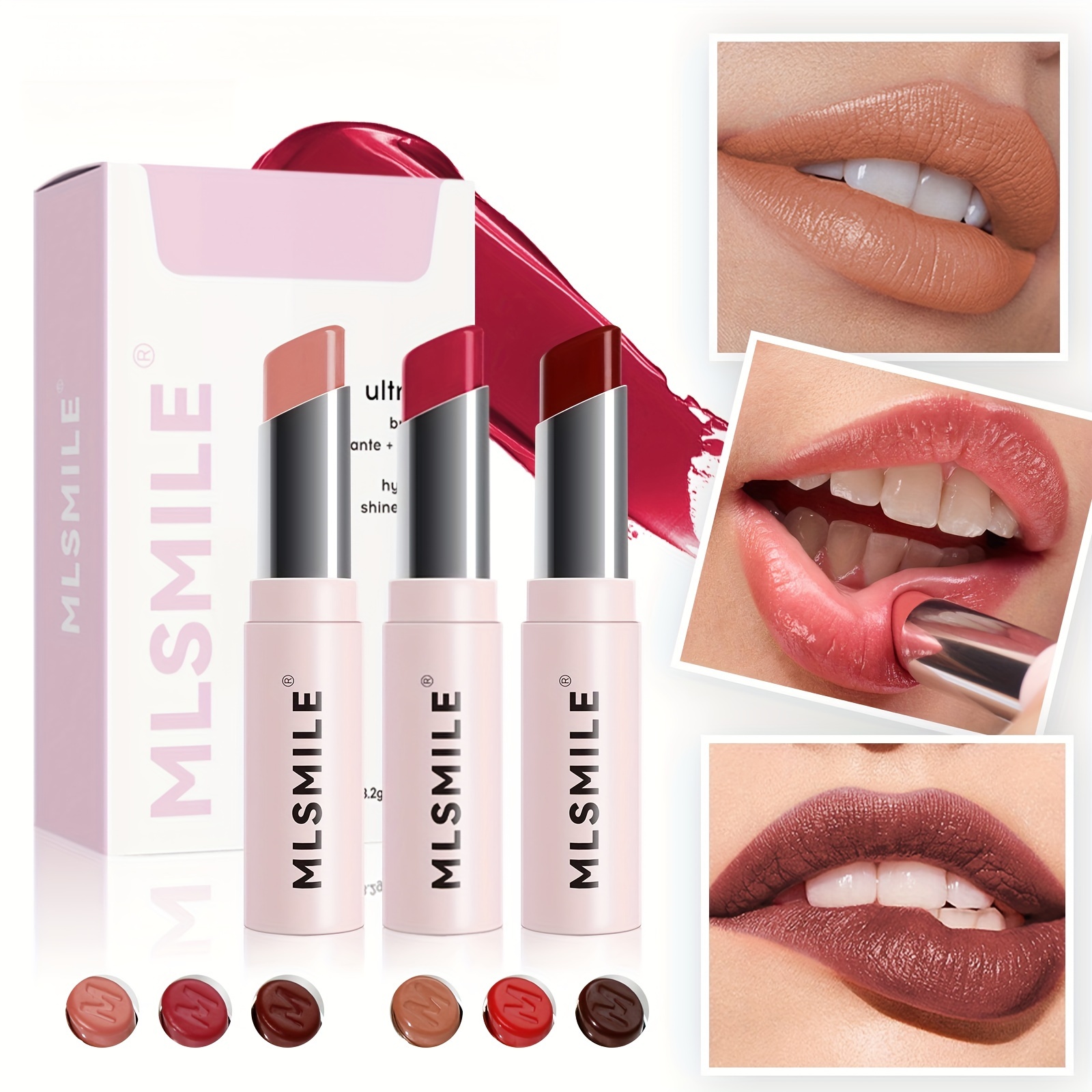 12 Colors Lipstick Palette Shimmer and Matte Multicolors Soft Smooth  Moistening Long Lasting Lip Gloss Palette Birthday Gifts