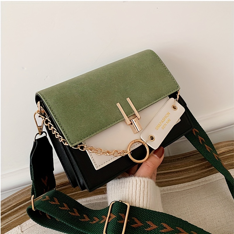 Mini Fashion Crossbody Bag Color Contrast Shoulder Bag Temu United