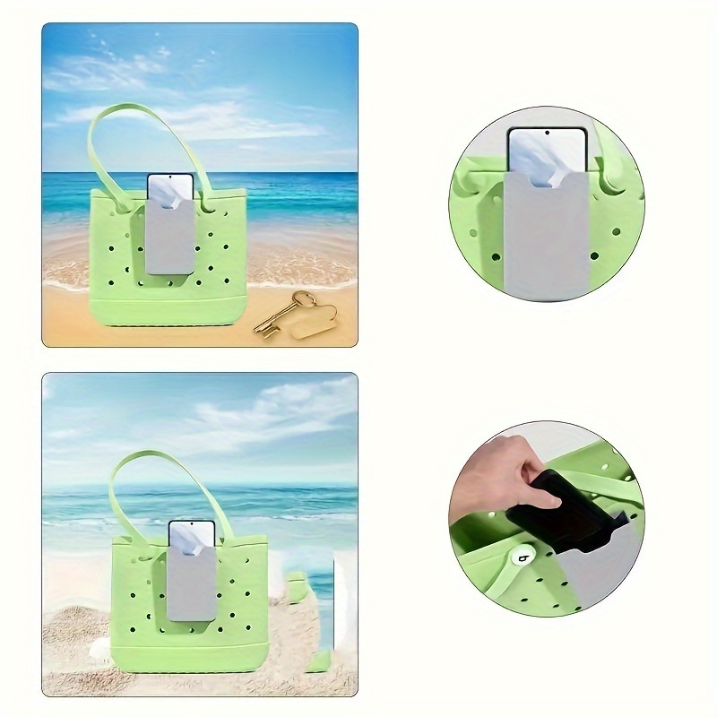 Bogg Bag Silicone Mobile Phone Storage Bag Beach Hole Bag