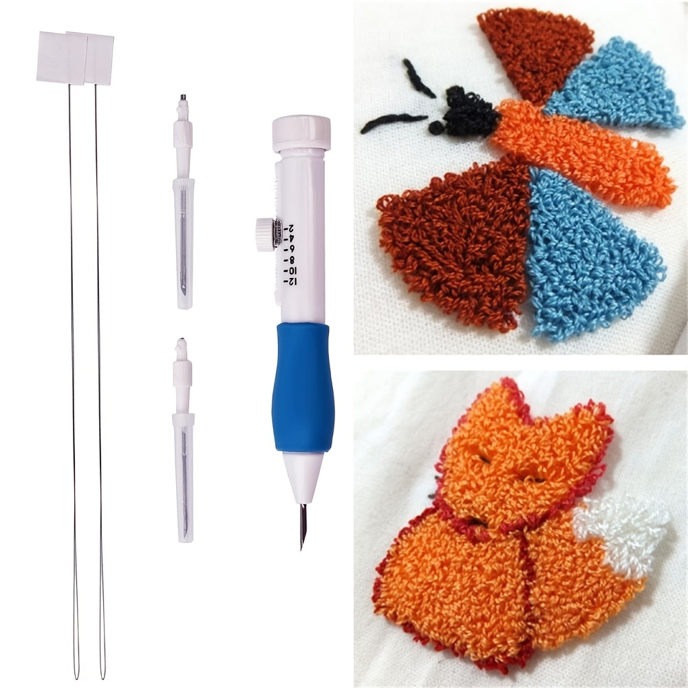 DIY Magic Embroidery Pen Set DIY 1.3MM 1.6MM 2.2MM Punch Needle Plastic