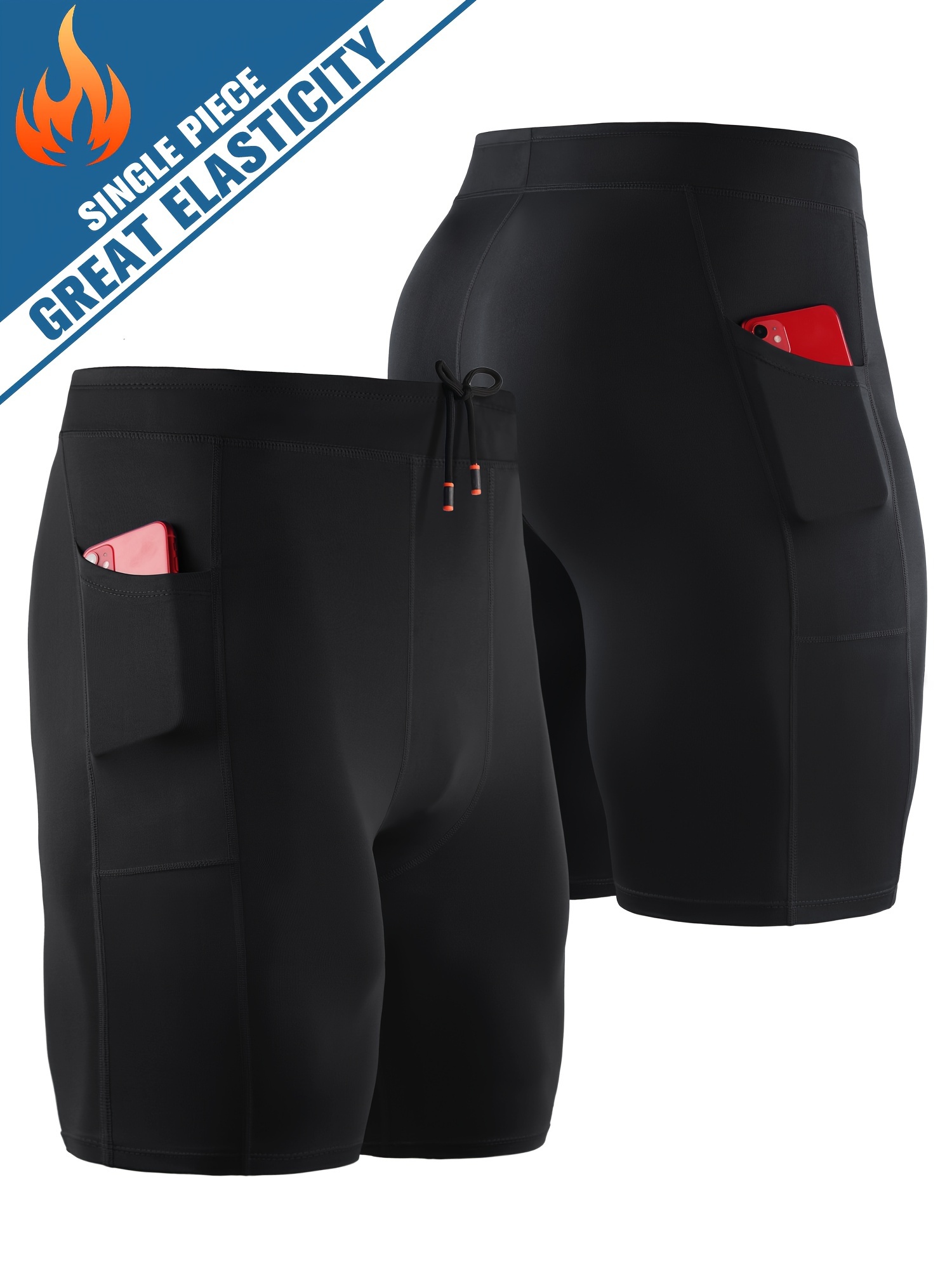 Pantaloncini Compressione Uomo RANE SPORTS - Allenamento, Asciugatura Rapida, Traspiranti - Foto 11