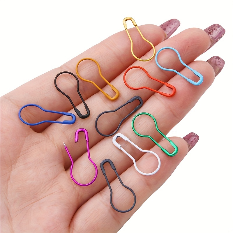 Color Knit Tag Crochet Clip Needle Diy Crafts Counters Mixed - Temu