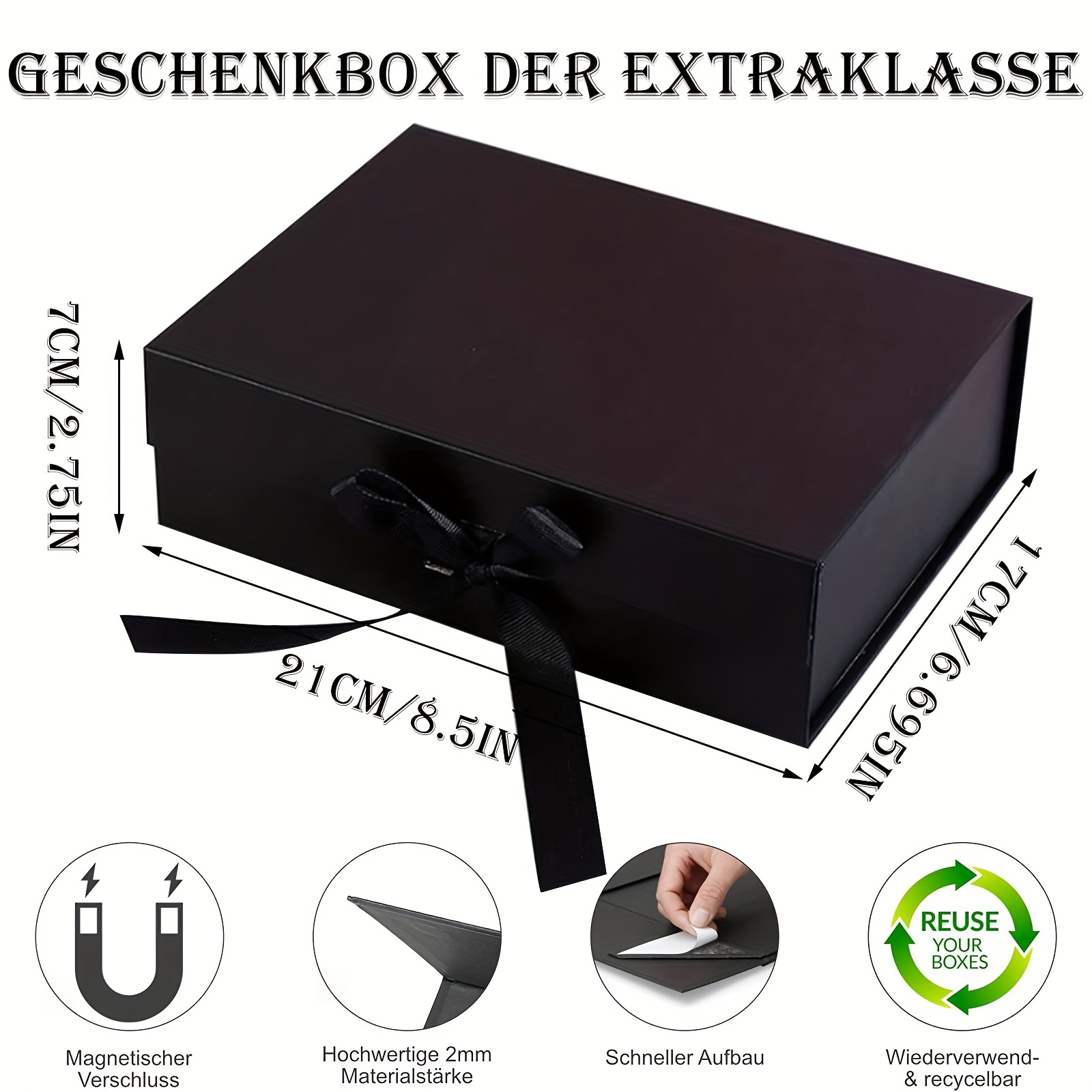 Magnetic Gift Boxes  Collapsible Luxury Gift Boxes