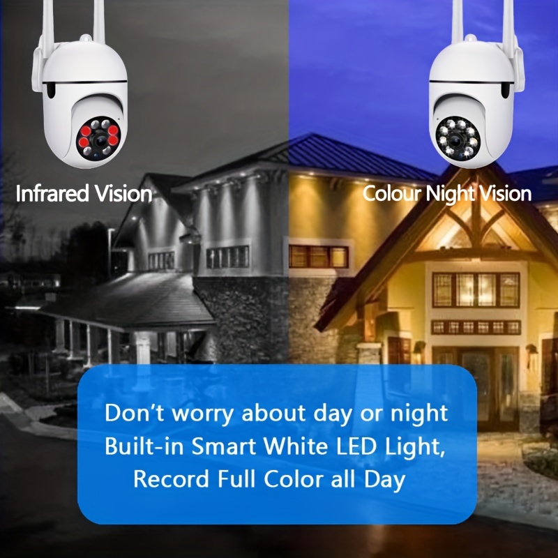 IP Camaras De Seguridad Para Exterior 5G 1080P WIFI Inalambrica Vision  Nocturna
