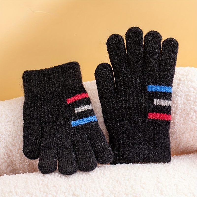 Guantes de invierno cálidos para niñas unisex, guantes de invierno