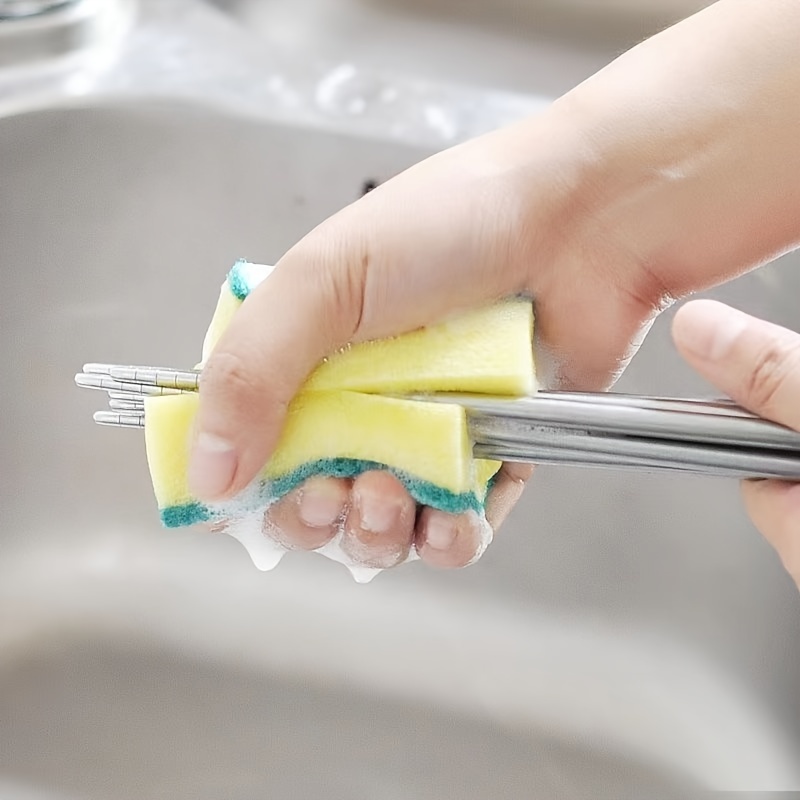 Esponja mágica para el hogar, cepillo de limpieza de cocina, esponjas de  microfibra para lavar platos, accesorios de baño, 8 Uds. – Los mejores  productos en la tienda online Joom Geek