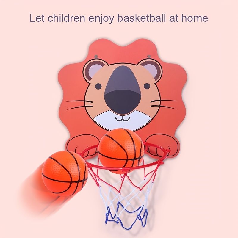 Kids Basketball Stands Cartoon Animals Shape Shooting Basket Indoor Outdoor Sports  Games Basketball Hoop - Toys & Games - Temu