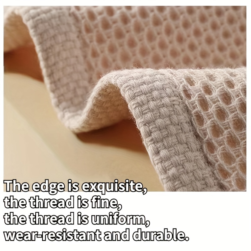 Soft Waffle Weave Dish Towels Absorbent Kitchen Cleaning Towel