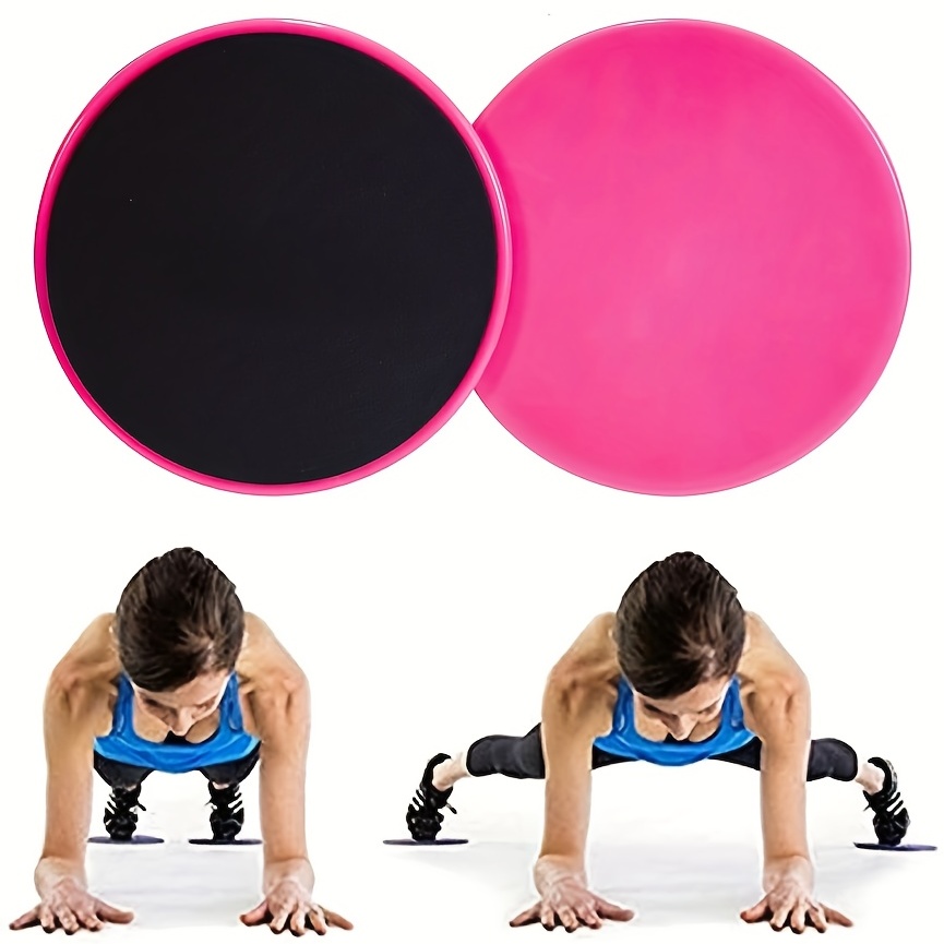 2 Pcs Fitness Exercise Sliders Gliding Discs Core Muscle Strength  Coordination Abdominal Training Equipment For Home Outdoor Ns2