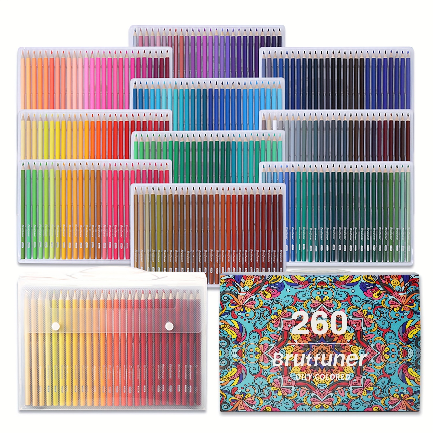 Colored Pencils Set Unique Colors No Duplicates Adult - Temu