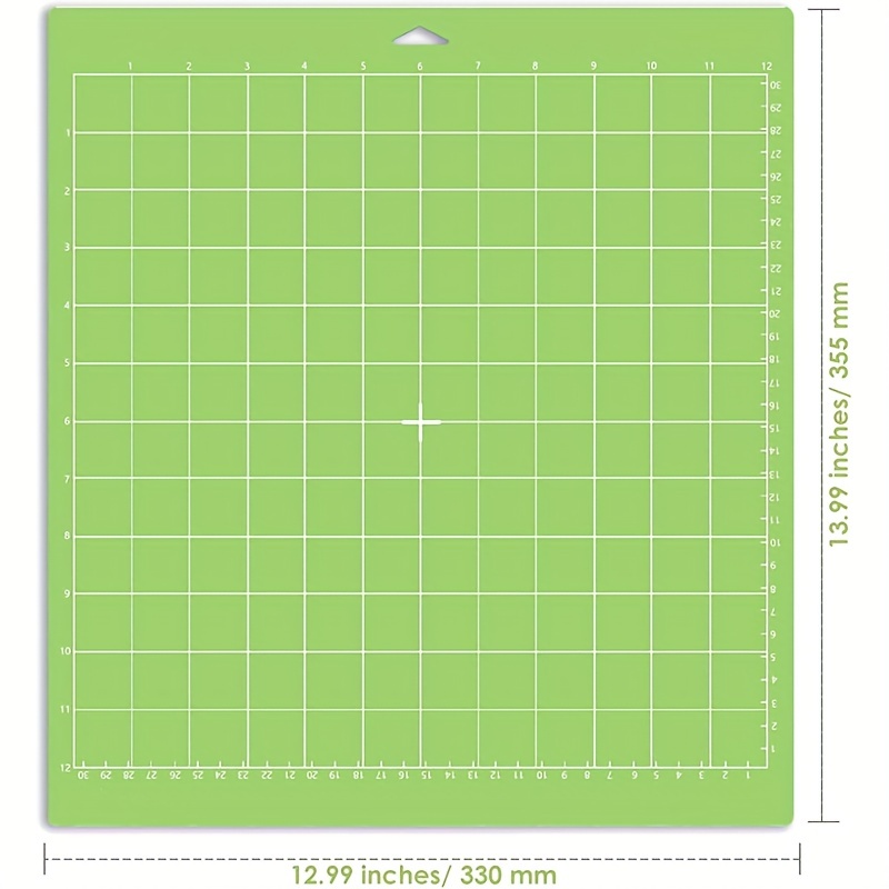 Nicapa StandardGrip Cutting Mat for Cricut Explore Air 2 Maker(12x12 inch,3 Pack) Standard Adhesive Sticky Green Quilting