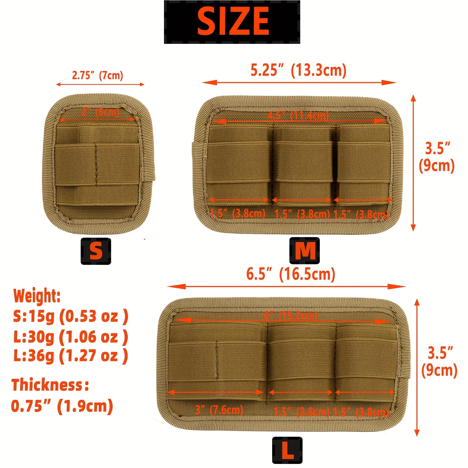 Outdoor Molle Backpack Vest Accessories Elastic Binding - Temu