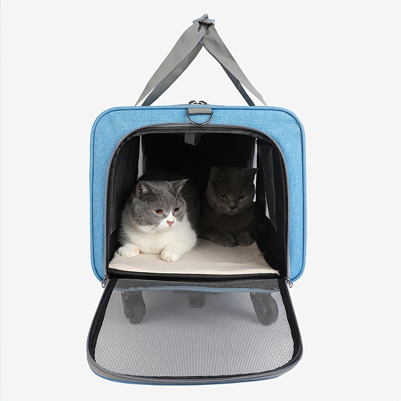 Pet Carrier Bag Travel Bag for Cats and Small Dogs Cozy Bed