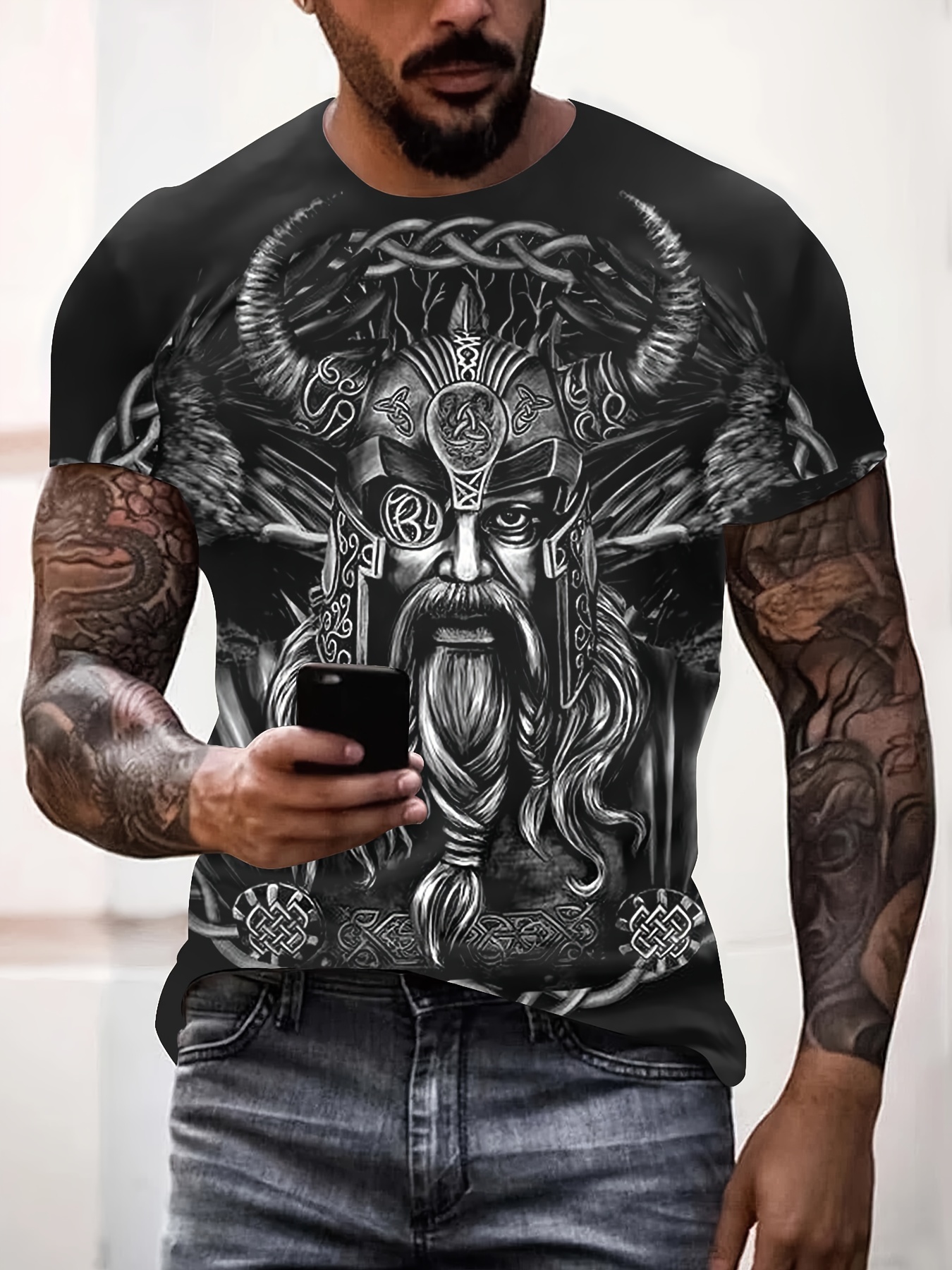 Camiseta/remera/playera Elegante Manga Larga Cuello Alto - Temu