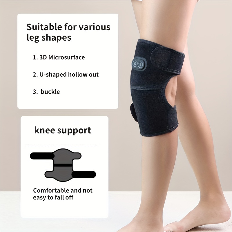 Genouillère chauffante de Massage vibratoire, support de bandage