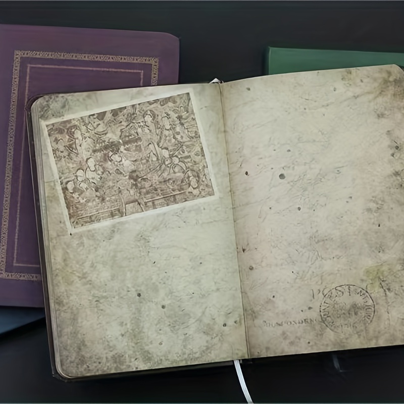 Vintage Dunhuang Illustration Notebook Full Page Handbook