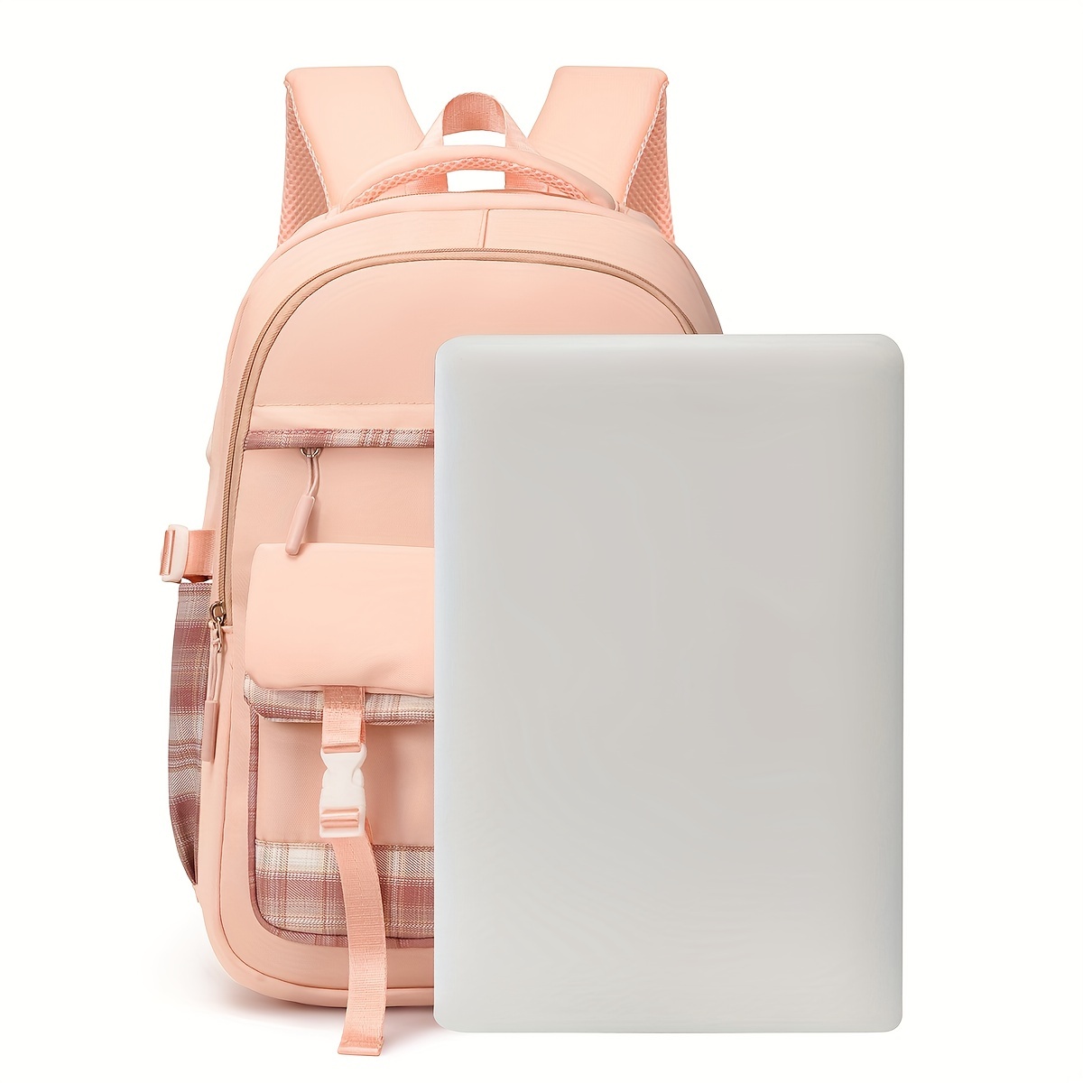 Kids Schoolbag with Spine Protection and Pendant