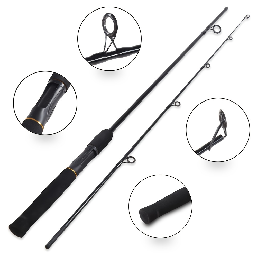 2 Sections Durable Lightweight Fishing Rod Perfect Outdoor - Temu